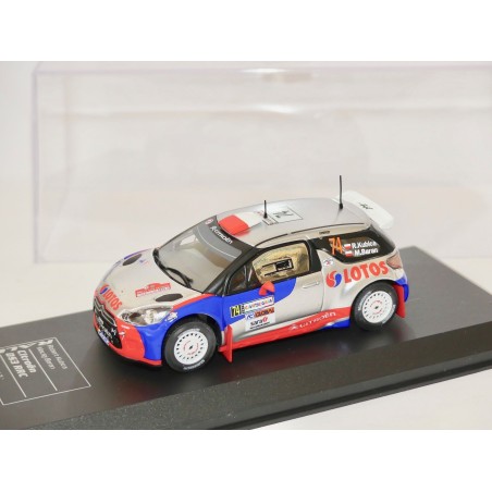 CITROEN DS3 RRC RALLYE D'ITALY 2013 R. KUBICA DIECAST CLUB IXO 1:43