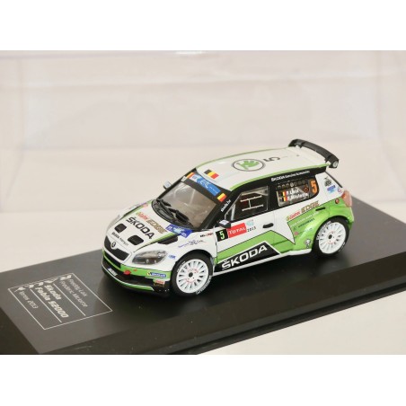 SKODA FABIA S2000 RALLYE YPRES 2013 F. LOIX DIECAST CLUB IXO 1:43