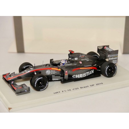 HRT F1-10 N°20 GP DU BREZIL 2010 C. KLEIN SPARK S3012 1:43