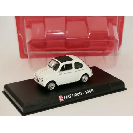 FIAT 500 1960 Blanc AUTO PLUS 1:43