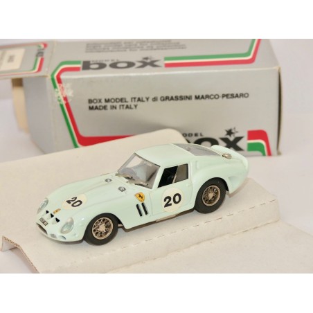 FERRARI GTO N°20 LE MANS 1962 BOX BEST 8402 1:43
