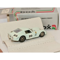 FERRARI GTO N°20 LE MANS 1962 BOX BEST 8402 1:43