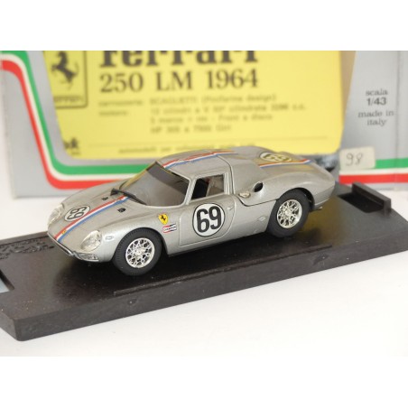 FERRARI 250 LM N°69 BRIDGE HAMPTON 1965 BOX BEST 8445 1:43 imperfection