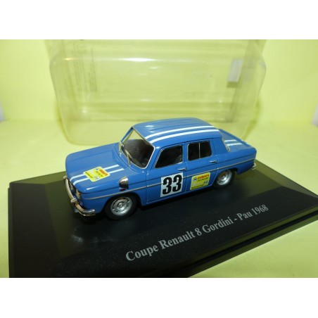 RENAULT 8 GORDINI N°33 PAU 1968 ELIGOR PRESSE 1:43