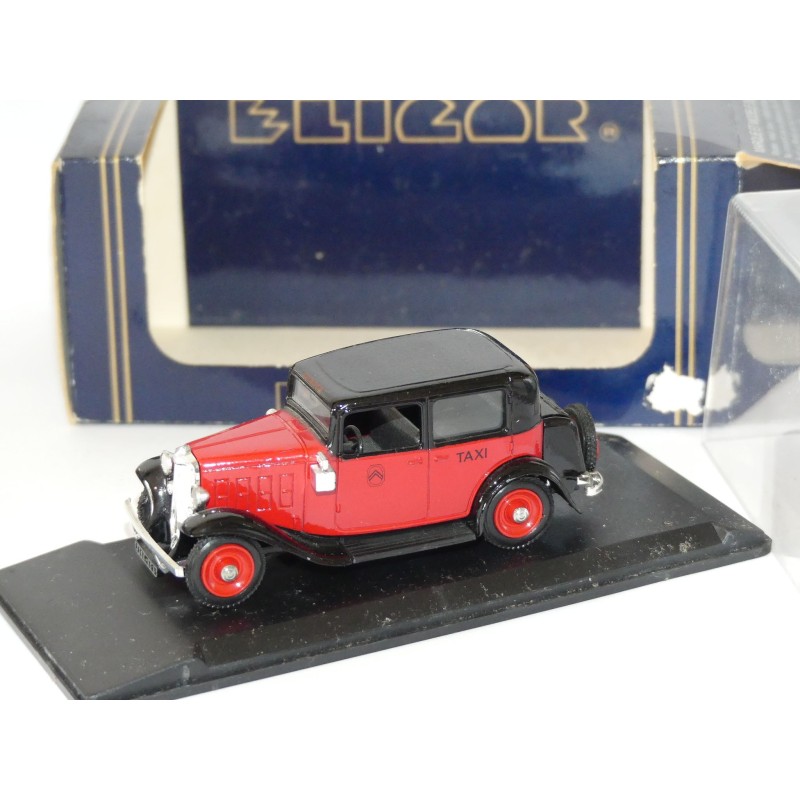 CITROEN ROSALIE BERLINE 1933 TAXI Rouge et Noir ELIGOR 1005 1:43