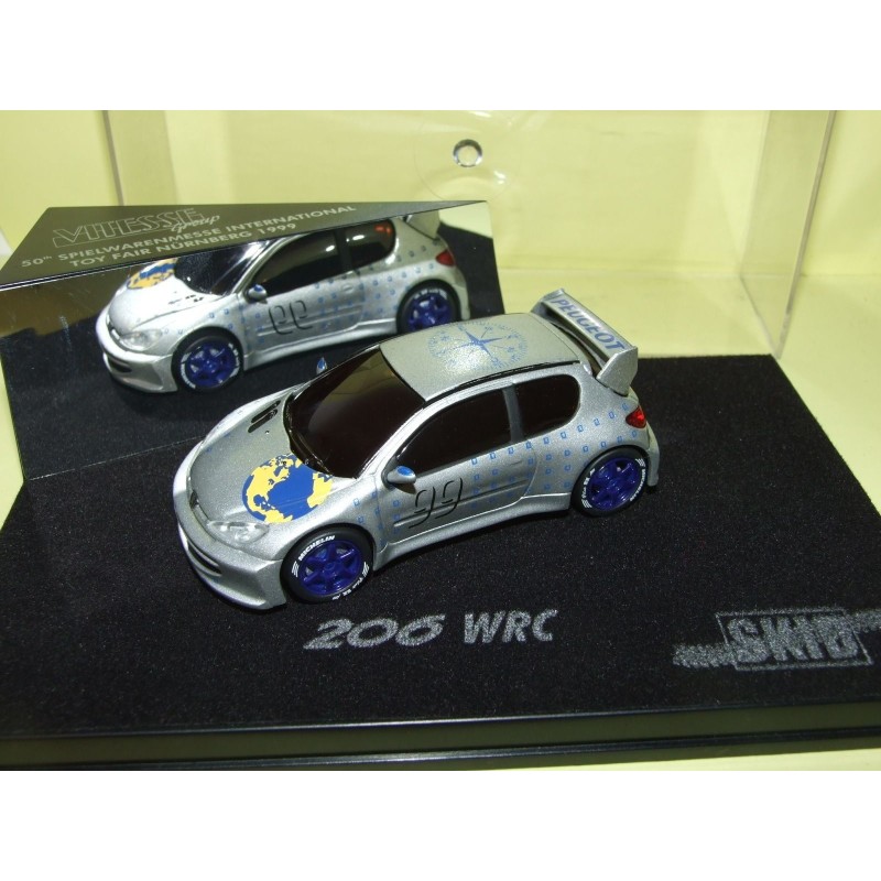 PEUGEOT 206 WRC PRESENTATION CAR 1998 Gris VITESSE 1:43