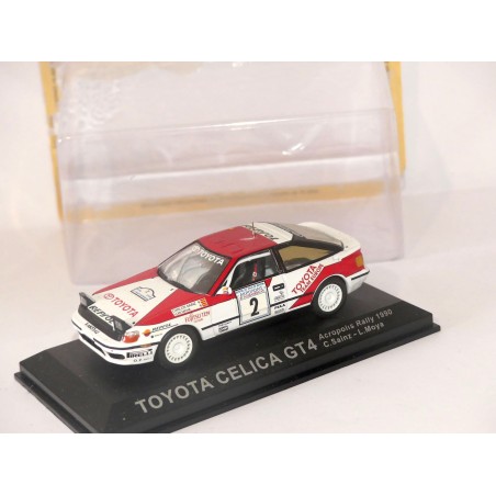 TOYOTA CELICA GT4 RALLYE D'ACROPOLE 1990 SAINZ  ALTAYA 1:43 sous coque