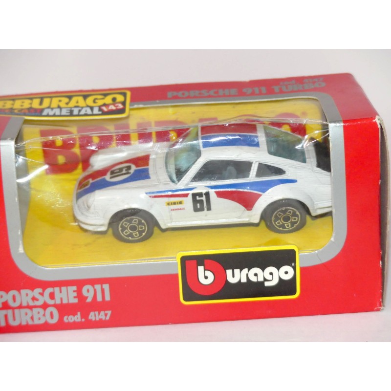 PORSCHE 930 TURBO N°61 BURAGO 4147 1:43