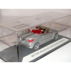 PEUGEOT 206 COUPE CABRIOLET Gris STARTER T178 1:43PEUGEOT 206 ESCAPADE CONCEPT CAR STARTER T184 1:43