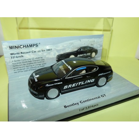 BENTLEY CONTINENTAL GT BREITLING MINICHAMPS 1:43