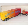 CAMION MACK R600 CIRQUE CIRCUS KUENI sur base SOLIDO 1:50