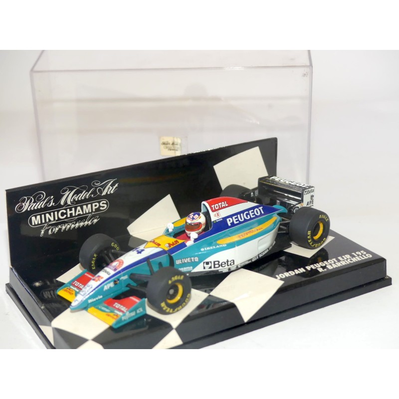 JORDAN PEUGEOT EJR 195 GP 1995 R. BARRICHELLO MINICHAMPS 1:43