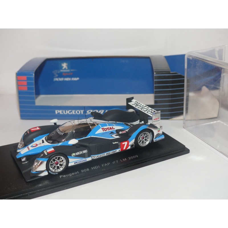 PEUGEOT 908 HDi FAP NÂ°7 LE MANS 2009 SPARK S1289 1:43 3Ã¨me