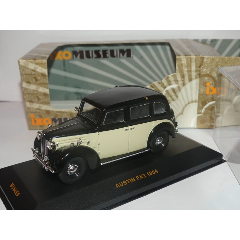 AUSTIN FX3 1954 Crème et Noir IXO MUS060 1:43