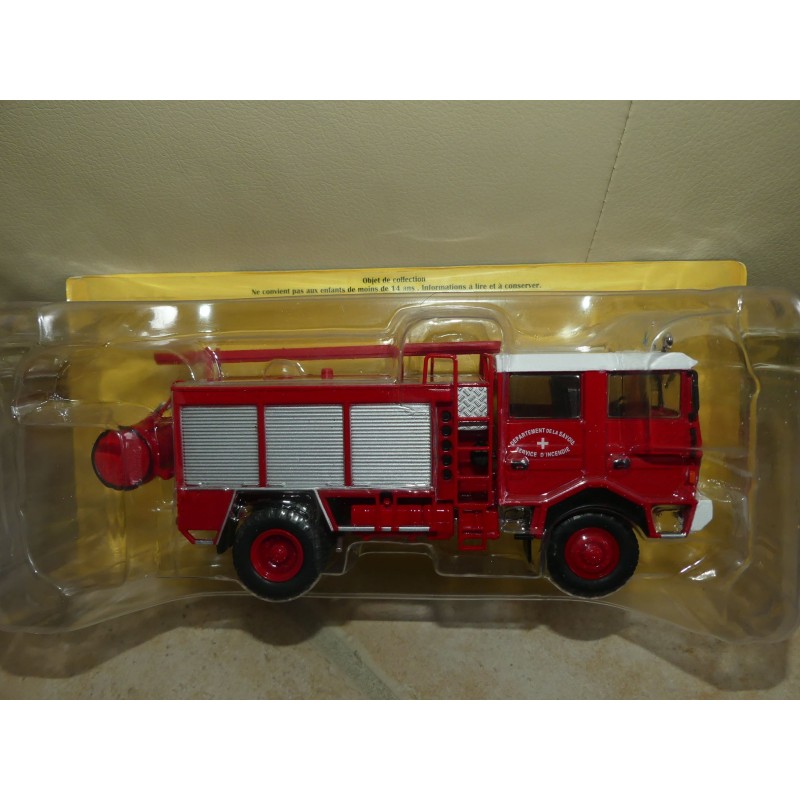 CAMION POMPIERS N°059 CAMIVA BERLIET GDB 4*4 POMPE IXO PRESSE 1:43