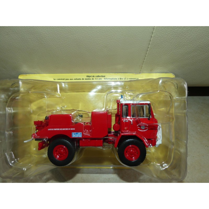 CAMION POMPIERS N°075 UNIC 75 PC DES BOUCHES DU RHONE IXO PRESSE 1:43