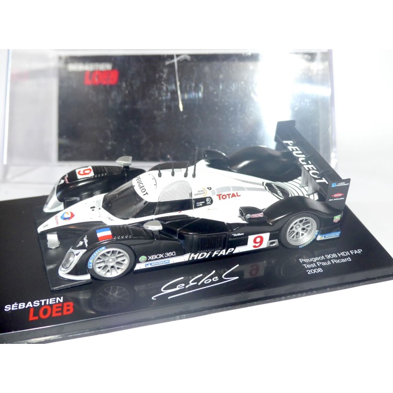 PEUGEOT 908 HDi FAP TEST PAUL RICARD 2008 S. LOEB ALTAYA 1:43