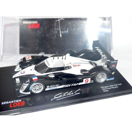 PEUGEOT 908 HDi FAP TEST PAUL RICARD 2008 S. LOEB ALTAYA 1:43