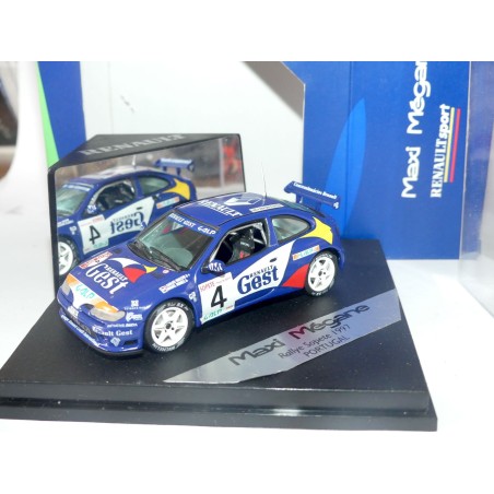 RENAULT MAXI MEGANE RALLYE SPETE PORTUGAL 1997 MACEDO VITESSE 1:43