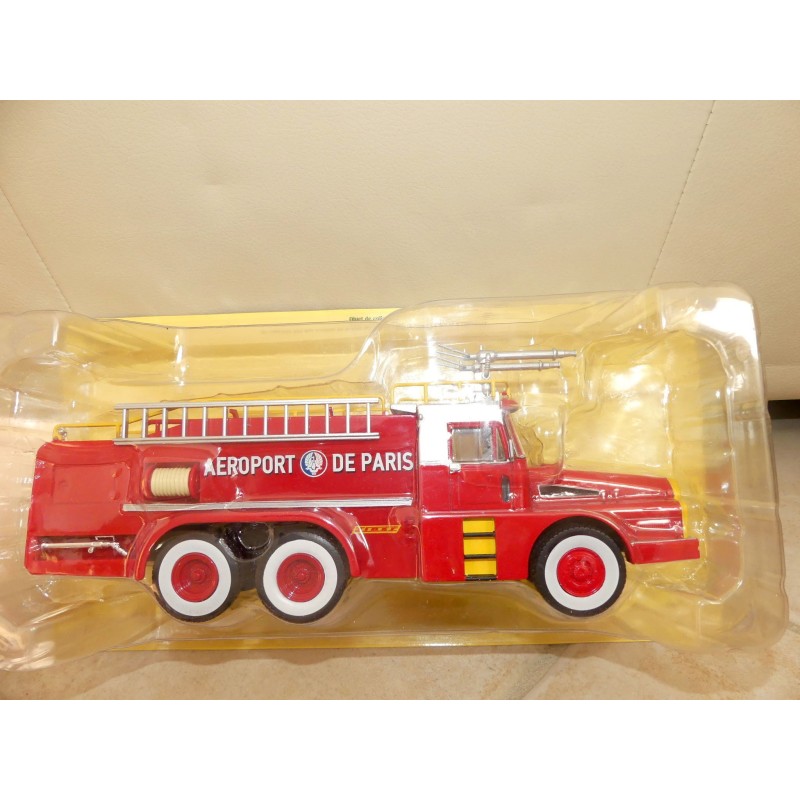 CAMION POMPIERS N°060 WILLEME W 8 DAE AEROPORT DE PARIS PRESSE 1:43