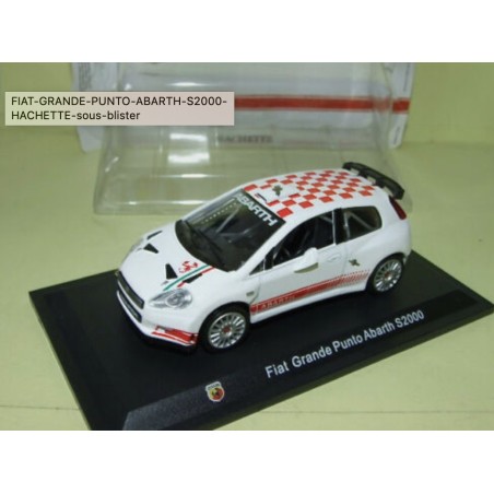 FIAT GRANDE PUNTO ABARTH S2000 PRESSE 1:43 sous blister