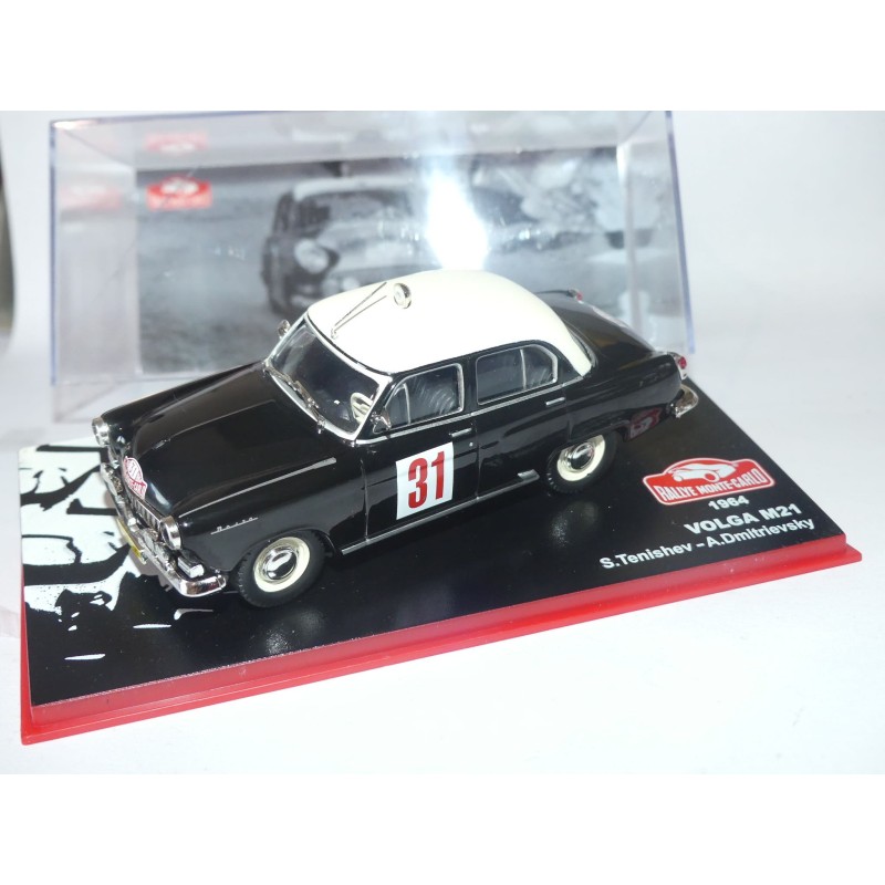 VOLGA M21 RALLYE MONTE CARLO 1964 S. TENISHEV ALTAYA 1:43