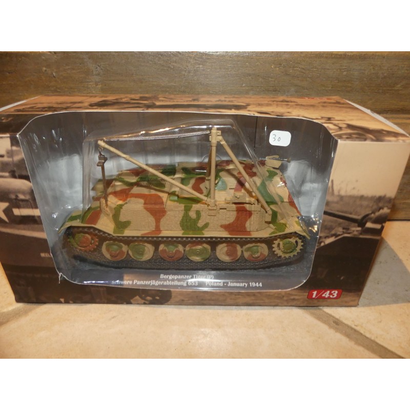 CHAR DE COMBAT NÂ°30 Bergepanzer Tiger (P) ALTAYA 1:43