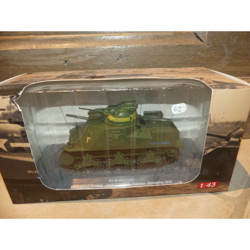 CHAR DE COMBAT N°62 M3 Lee Medium Tank ALTAYA 1:43