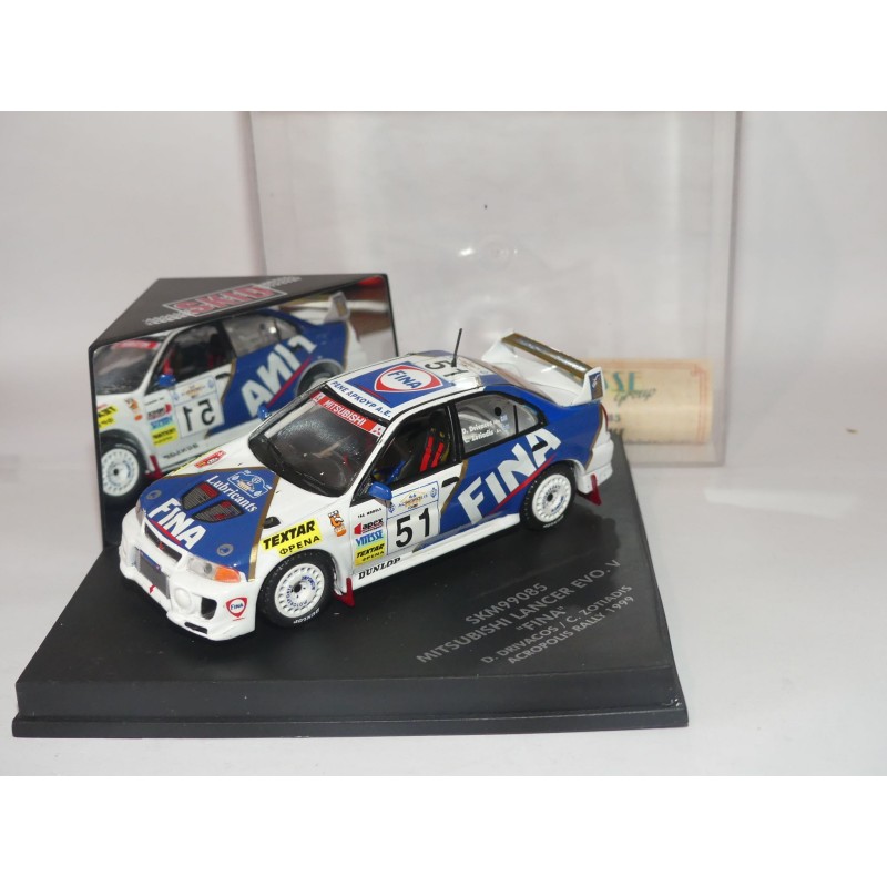 MITSUBISHI LANCER EVO V RALLYE D'ACROPOLE 1999 DRIVACOS VITESSE SKM99085 1:43