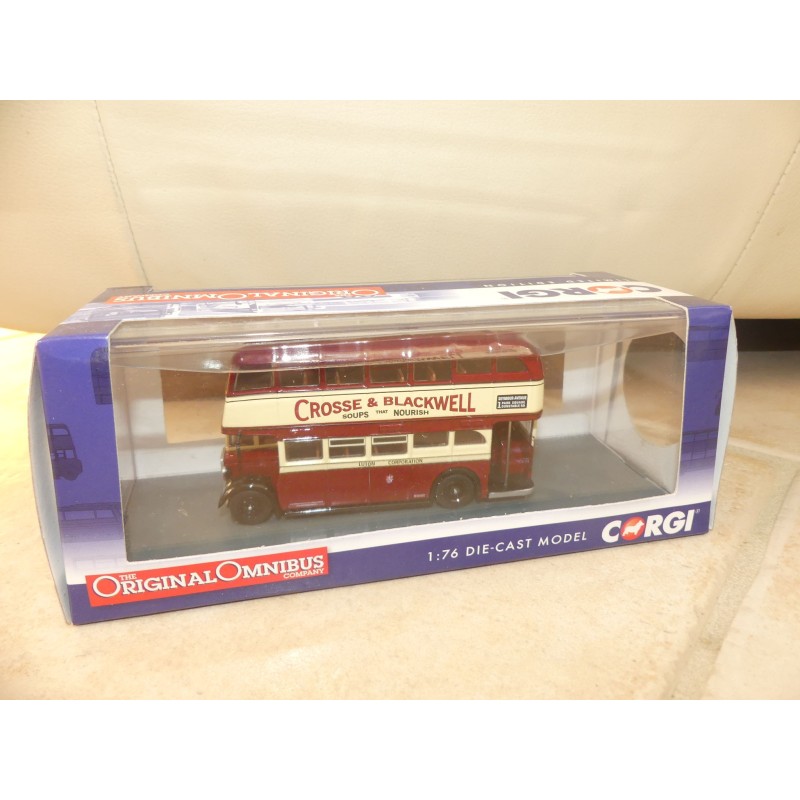 CAR BUS CROSSLEY DD42 LUTON CORPORATION CORGI OM41608B 1:76