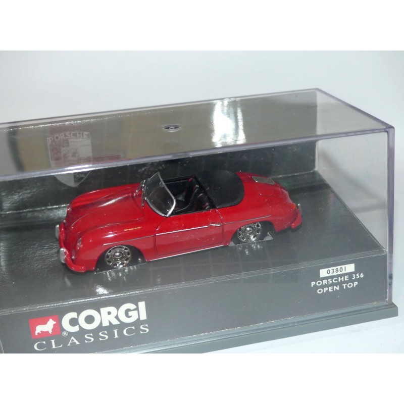 PORSCHE 356 OPEN TOP Rouge CORGI 03801 1:43