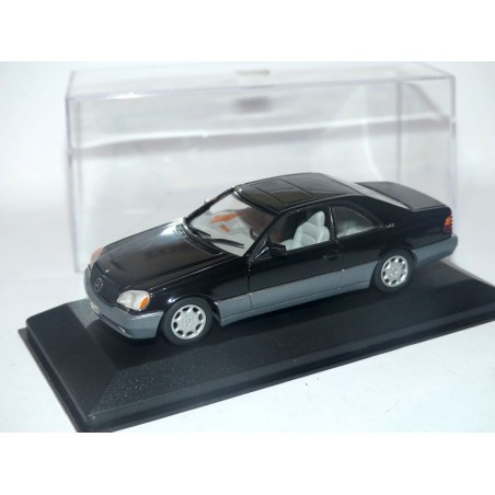 MERCEDES 600 SEC V12 COUPE W140 Noir MINICHAMPS 1:43