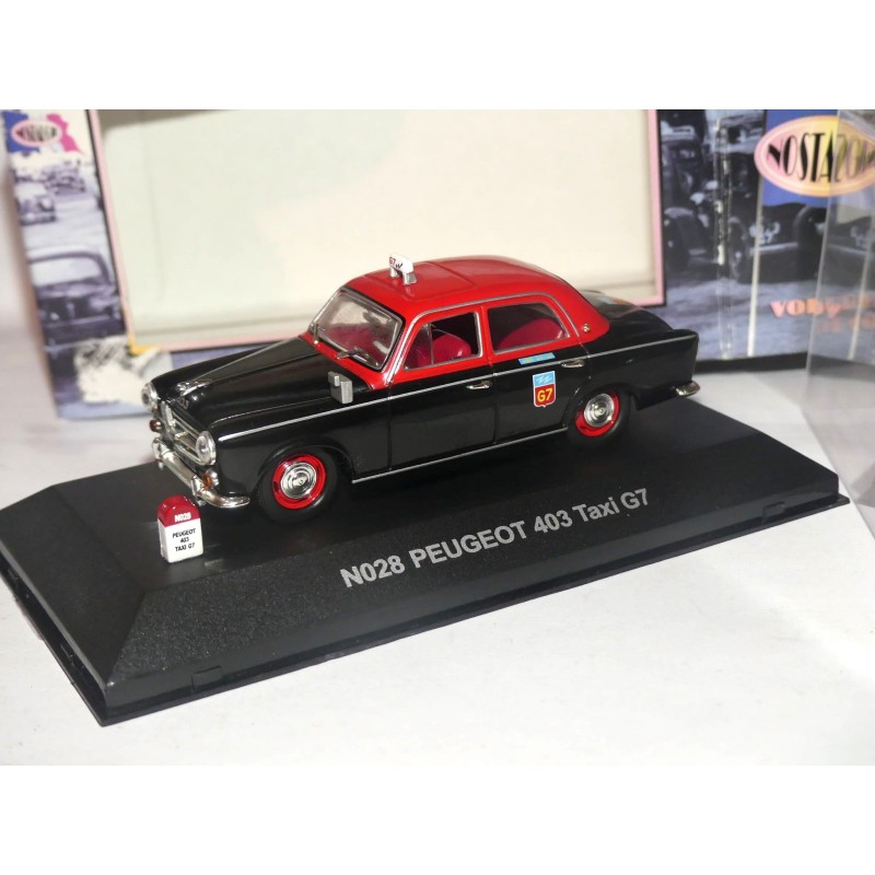 PEUGEOT 403 TAXI G7 NOSTALGIE N028 1:43