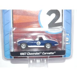 CHEVROLET CORVETTE 1967 NÂ°6 ROAD RACER GREENLIGHT 1:64
