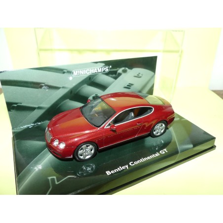 BENTLEY CONTINENTAL GT 2003 Bordeaux MINICHAMPS 1:43