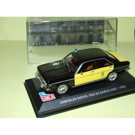 SIMCA CHRYSLER DIESEL TAXI BARCELONE 1980 ALTAYA 1:43