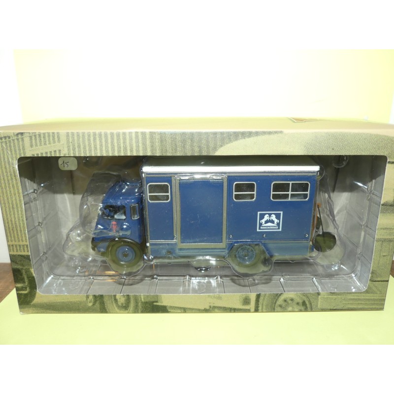 CAMION D'AUTREFOIS N°015 BERLIET GLA/GLB HARAS NATIONAUX CHEVAUX ALTAYA 1:43