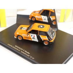 RENAULT 5 TURBO COUPE EUROPE 1981 EUROPCAR GOUHIER UNIVERSAL HOBBIES 1:43