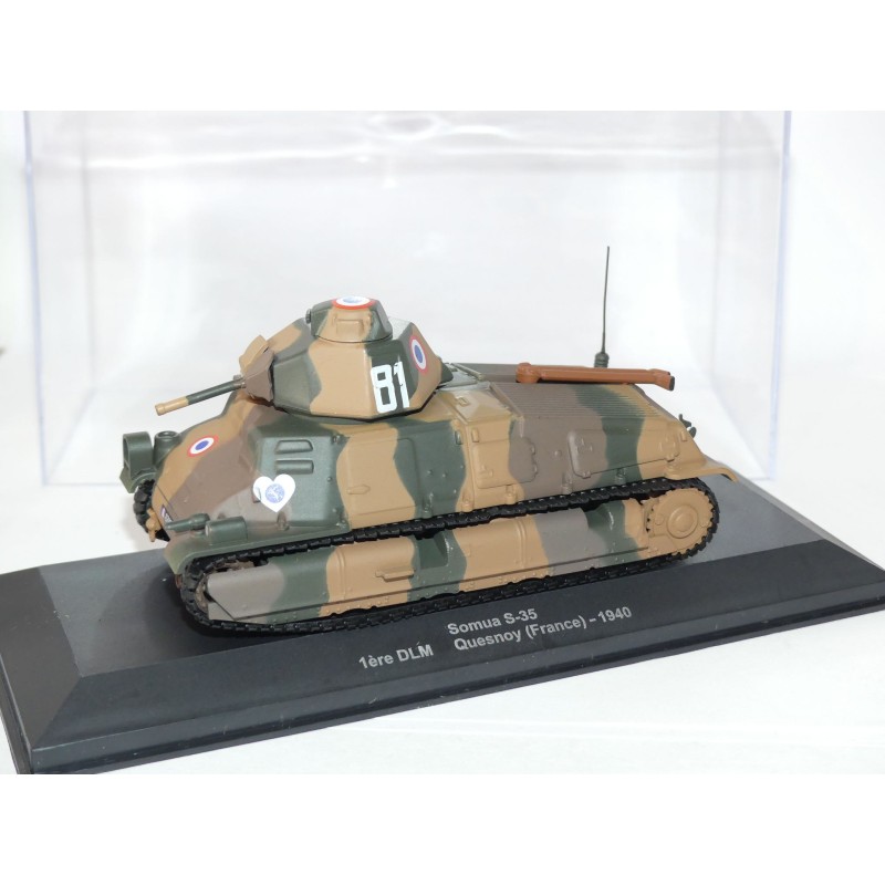 VEHICULE MILITAIRE N°03 SOMUA S35 1940 EAGLEMOSS 1:43
