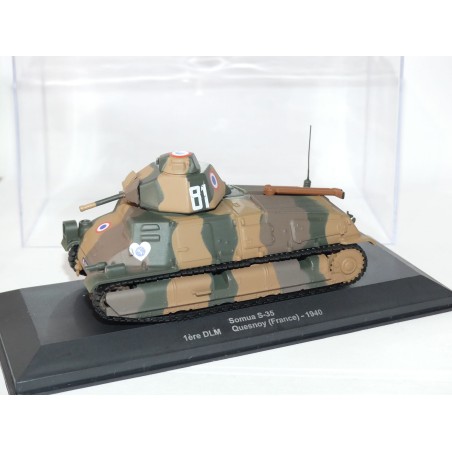 VEHICULE MILITAIRE N°03 SOMUA S35 1940 EAGLEMOSS 1:43