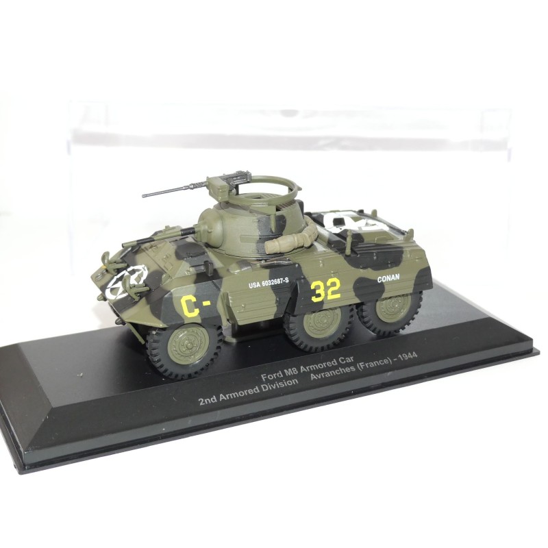 VEHICULE MILITAIRE NÂ°09 Ford M8 Armored Car 1944 EAGLEMOSS 1:43