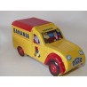 CITROEN 2CV CAMIONNETTE BOITE METAL CHOCOLAT 1:18