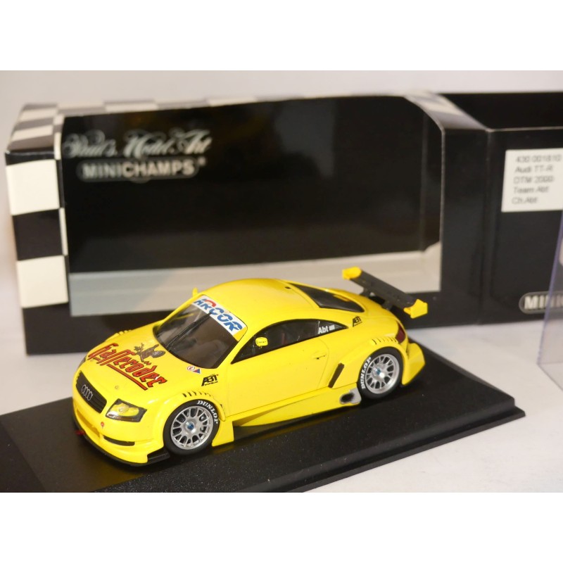 AUDI TT-R DTM 2000 TEST CAR TEAM ABT MINICHAMPS 1:43 modèle modifié