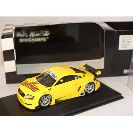 AUDI TT-R DTM 2000 TEST CAR TEAM ABT MINICHAMPS 1:43 modèle modifié