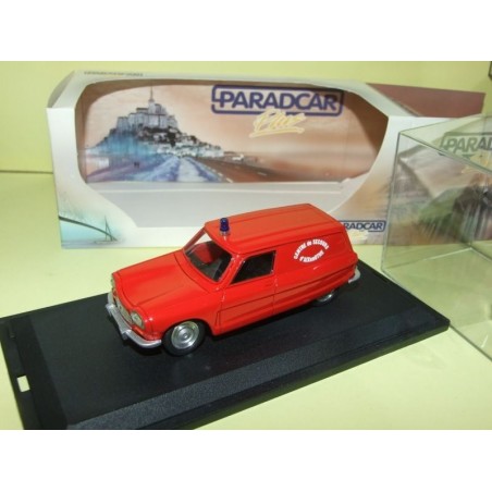 CITROEN AMI 8 BREAK POMPIERS Dâ€™AIX en OTHE PARADCAR 133 1:43