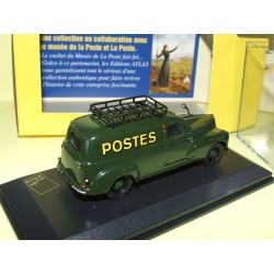 PEUGEOT 203 FOURGONNETTE 1950 LA POSTE ATLAS Boite Vitrine 1:43
