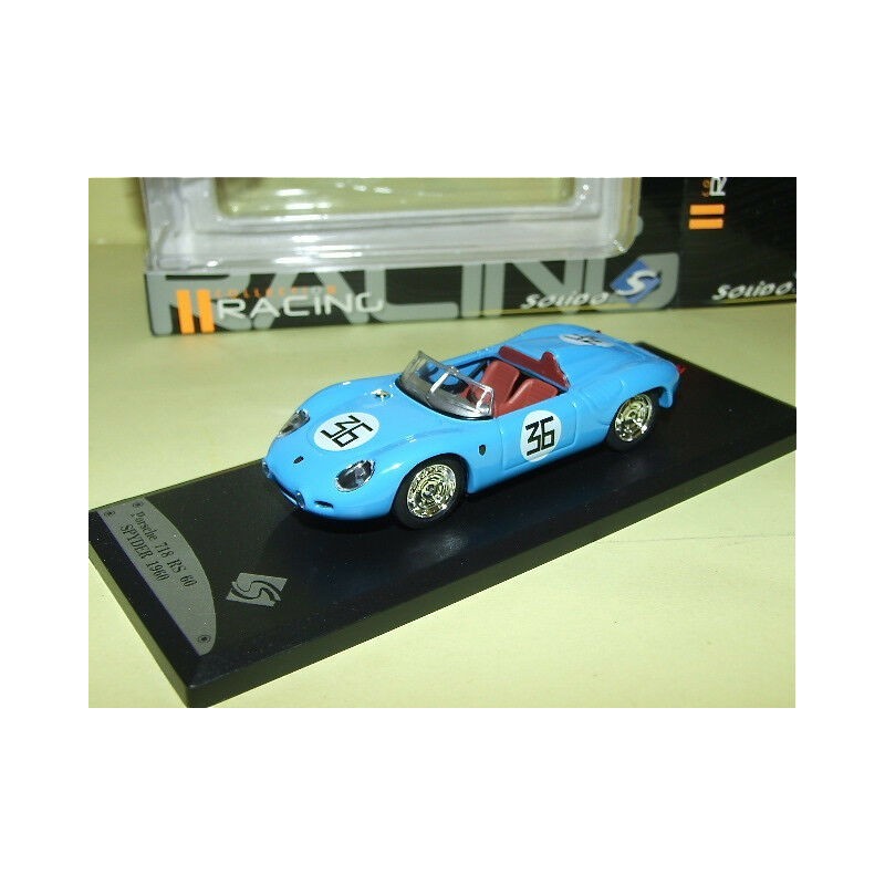 PORSCHE 718 RS 60 SPYDER N°36 LE MANS 1960 SOLIDO 1:43