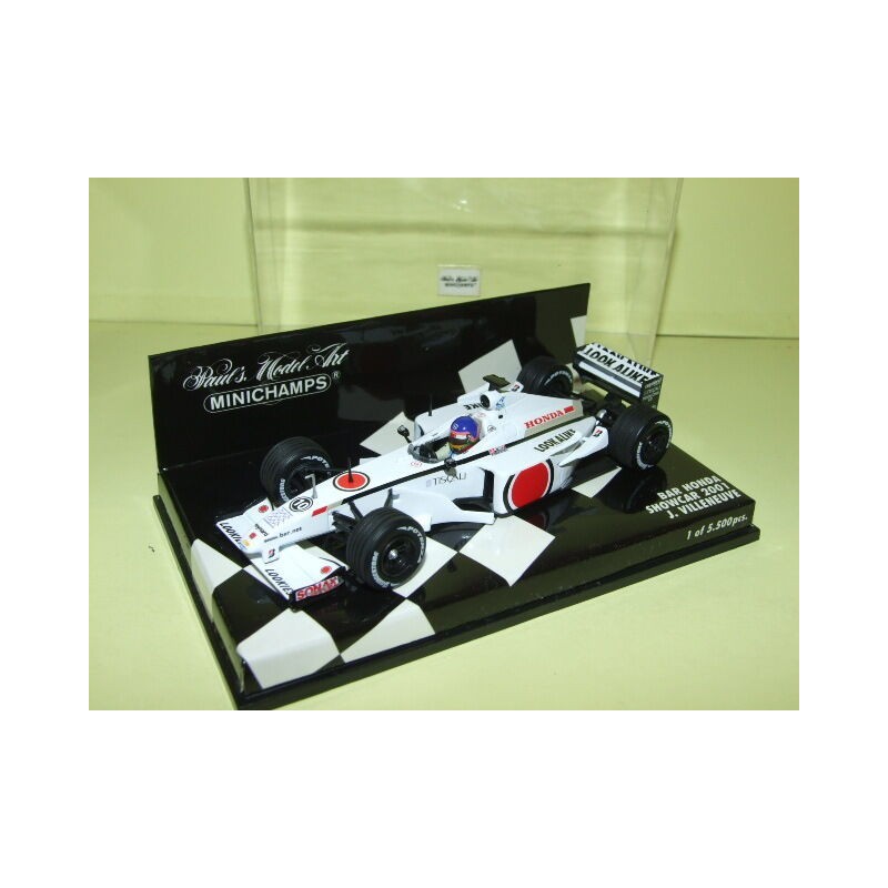 BAR HONDA SHOWCAR GP 2001 J. VILLENEUVE MINICHAMPS1:43