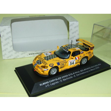 CHRYSLER VIPER GTS N°54 LE MANS 2000 ONYX XLM066 1:43