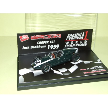 COOPER T51 GP DE MONACO 1959 J. BRABHAM BRUMM R278 1:43